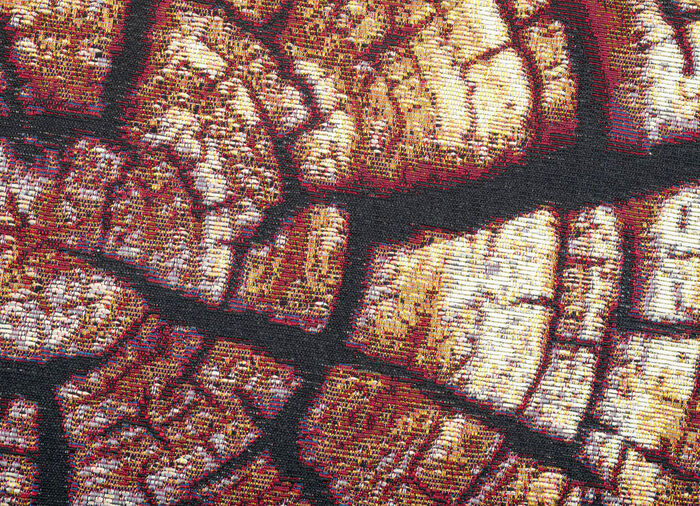 Teppich im naturnahen Baumstamm-Design BRAUN