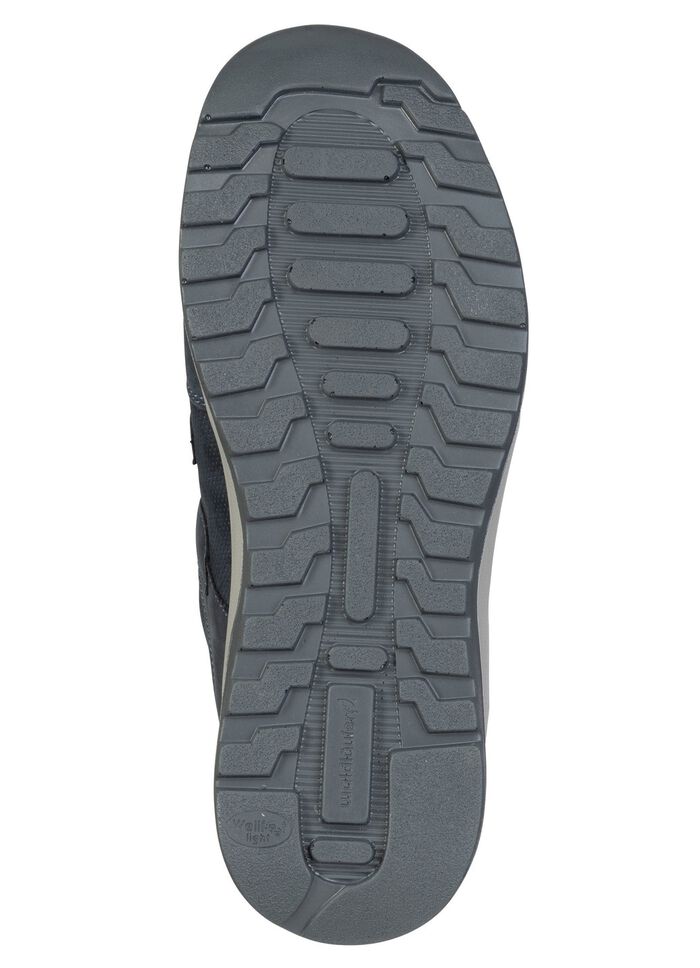 Waldl&auml;ufer, bequeme Herren-Slipper, Weite K, mit herausnehmbarem Fu&szlig;bett MARINE