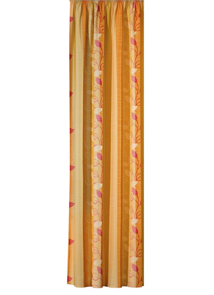 &Uuml;bergardine Blattranke in verschiedenen Farben APRICOT