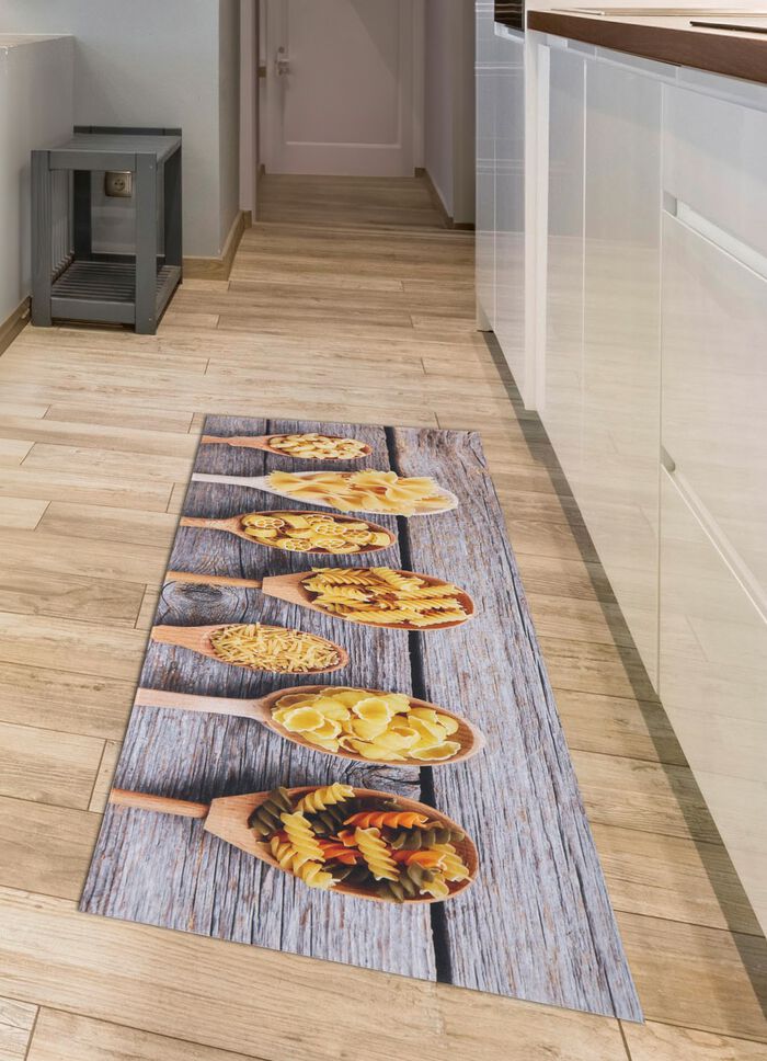 Strapazierf&auml;higer K&uuml;chenl&auml;ufer NATUR-GELB