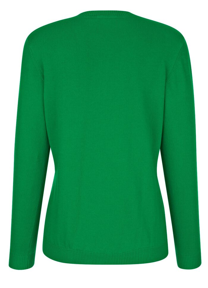 Strickjacke aus reiner Baumwolle 