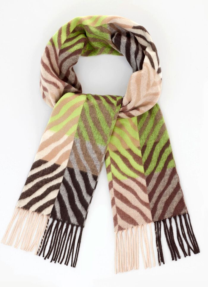 Schal mit Fantasiedessin 