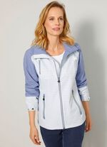 Funktionsjacke mit abnehmbarer Kapuze 