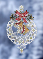 Fensterbilder aus Plauener Spitze BUNT