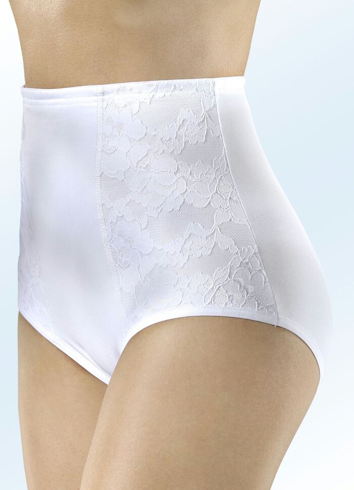 Dreierpack Formslips mit elastischen Spitzenbes&auml;tzen 