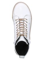 Gemini Stiefelette mit zwei Rei&szlig;verschl&uuml;sse WEISS