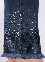 Edel-Jeans mit Fransensaum 