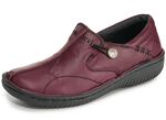 Slipper aus Nappaleder mit Knitter-Struktur 