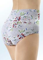 Viererpack Slips mit Floraldessin 