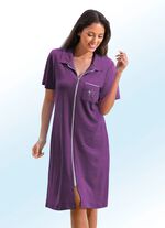 Frottier-Kleid mit durchgehendem Rei&szlig;verschluss 