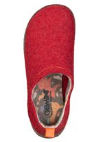 Gemini, komfortable Damen-Hausschuhe, Weite G, mit herausnehmbarem Fu&szlig;bett ROT