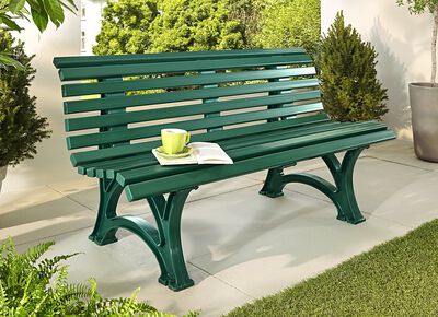 Gartenbank aus hochwertigem Kunststoff 