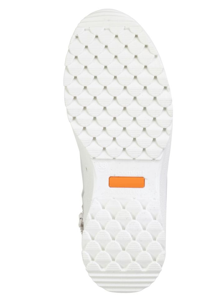 Schn&uuml;r-Bootie aus echtem Lammfell 