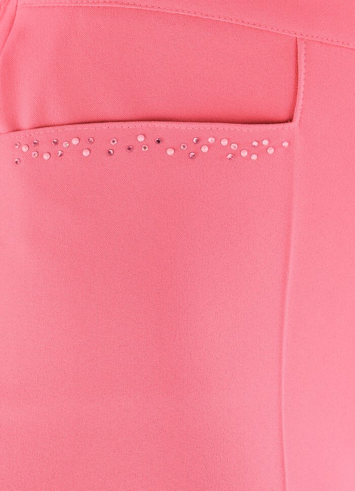 Hose mit funkelndem Perlen- und Glitzersteinchenbesatz 