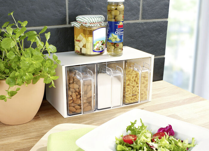 Praktisches Sch&uuml;tten-Set TRANSPARENT