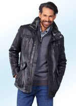 Lederjacke mit Doppeltaschen 