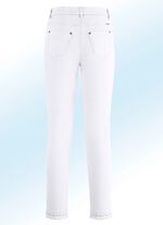 Magic-Jeans mit toller Nietenzier sowie angesagtem Fransensaum 