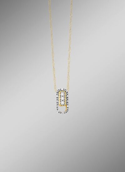 Moderner Anh&auml;nger mit Brillanten 