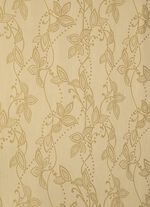 &Uuml;bergardine mit Blatt-Musterung GOLD