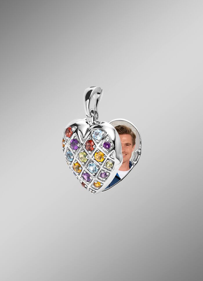 Modischer Herz-Anh&auml;nger 