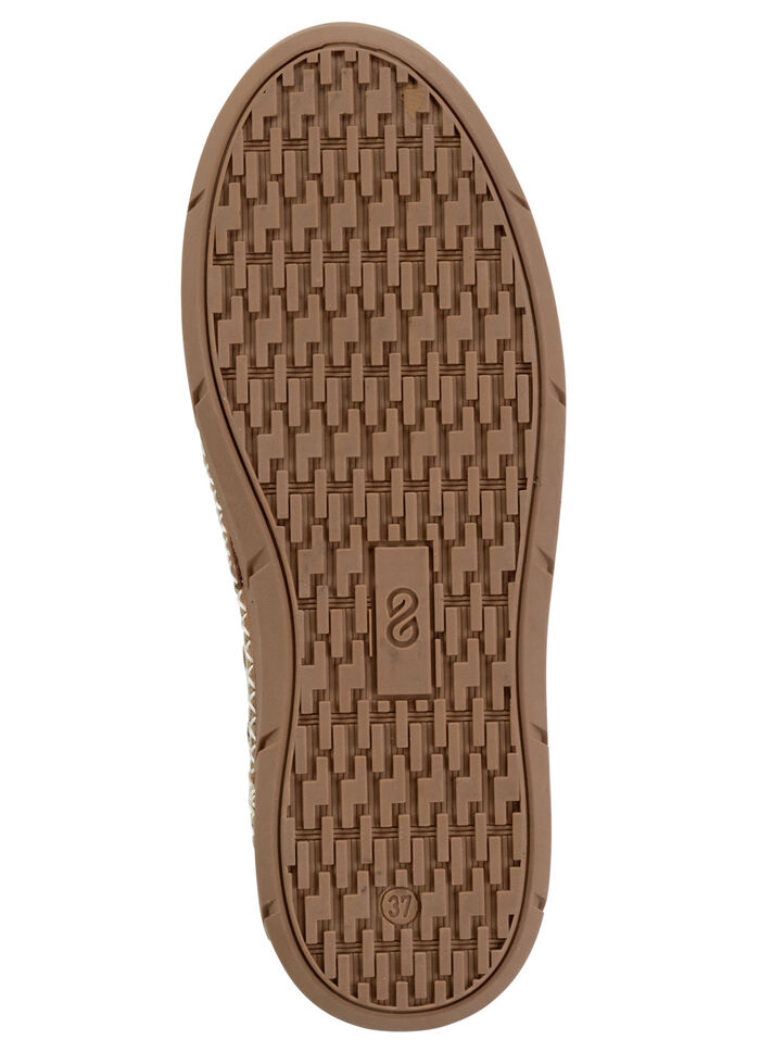 ELENA EDEN, sommerliche Damen-Slipper, Weite H, mit Klettverschluss WEISS