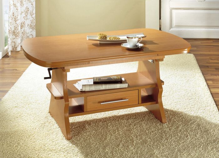 Couchtisch in verschiedenen Ausf&uuml;hrungen NUSSBAUM