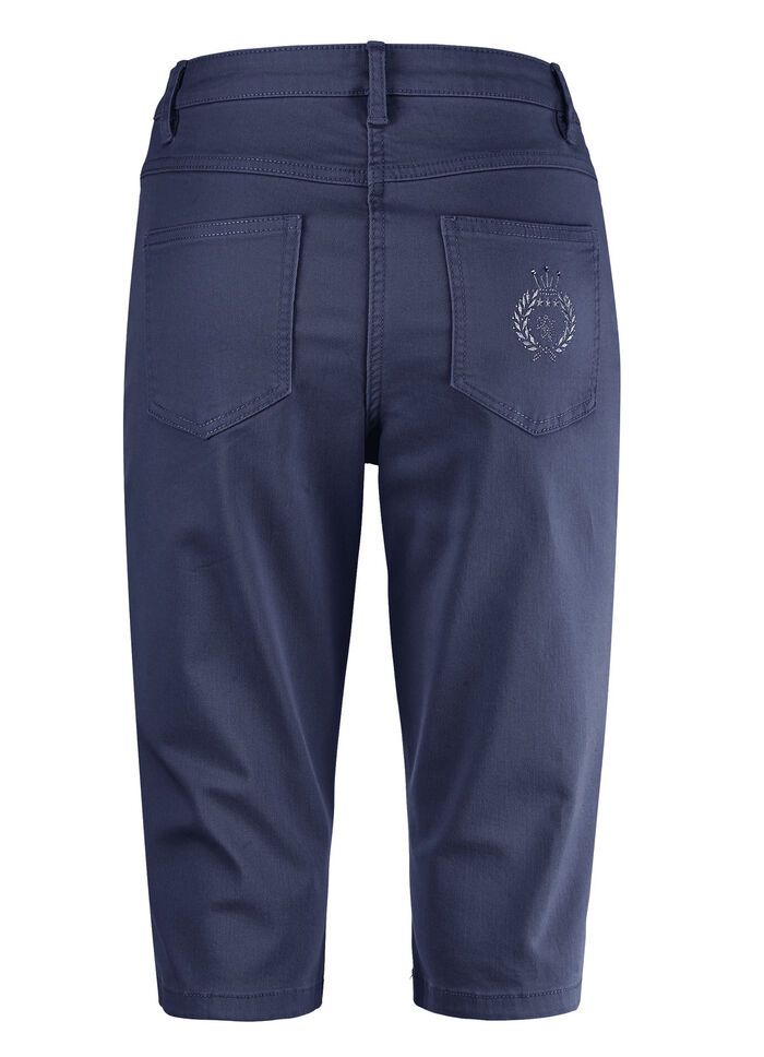 Jeans-Bermudas DUNKELBLAU