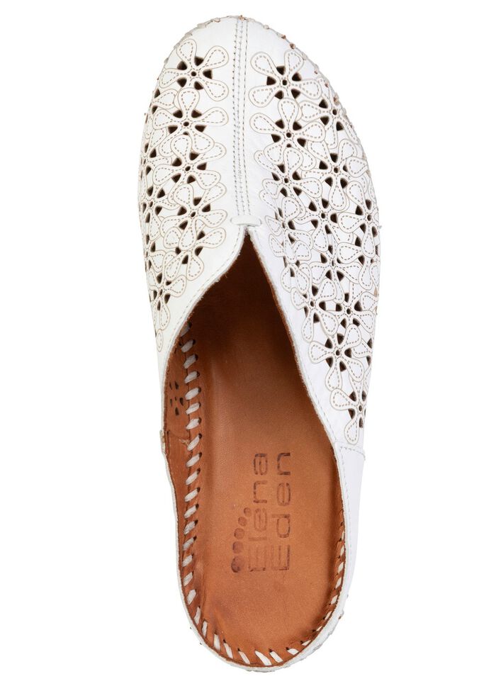 ELENA EDEN, sommerliche Damen-Clogs, Weite G, aus Leder 