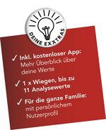 MAXXMEE K&ouml;rperanalyse-Waage mit LCD-Display 