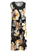 Kleid mit farbbrillantem Druckdessin 