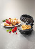 Mini-Herz-Waffeleisen mit Antihaftbeschichtung 
