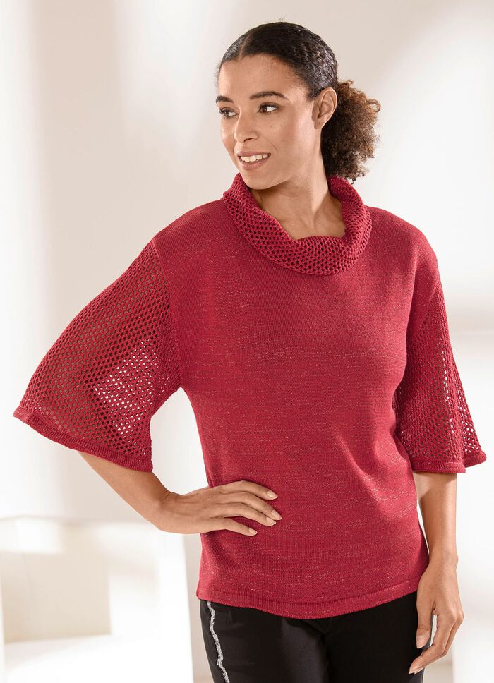 Pullover mit Glitzereffekten 