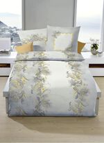 B&uuml;gelleichte Bettw&auml;sche-Garnitur mit Rei&szlig;verschluss 