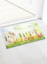 Fußmatte mit Osterhasen-Motiv