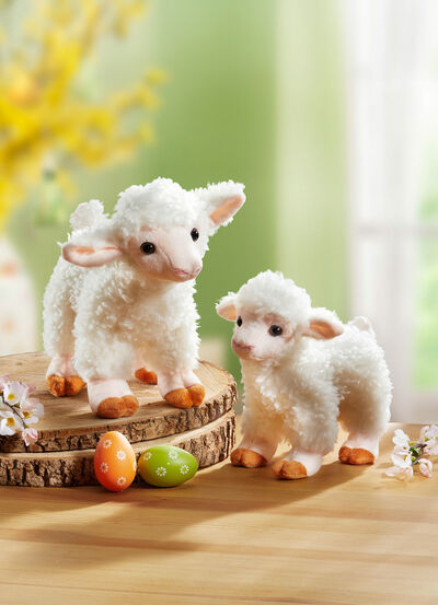 Schaf aus hochwertigem Pl&uuml;sch, 2er-Set 