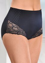 Dreierpack Slips mit Spitzeneins&auml;tzen 