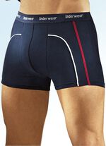 Dreierpack Pants aus Feinjersey, marine