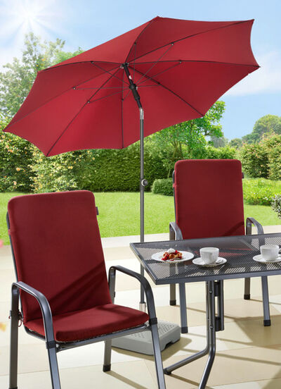 Höhenverstellbarer Sonnenschirm mit UV-Schutz 50+ 