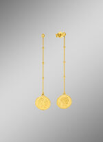 Ohrh&auml;nger mit r&ouml;mischem M&uuml;nzmotiv 