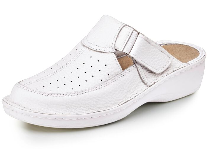 ELENA EDEN Clog aus genarbtem Rind-Nappaleder 