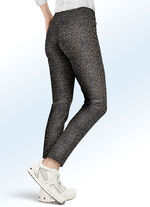 Hose in aktueller Leo-Dessinierung BRAUN-SCHWARZ