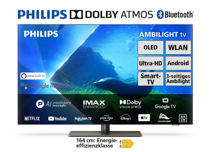 Philips OLED808/12 4K-Ultra-HD OLED-Fernseher 