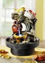 Zimmerbrunnen mit V&ouml;gelchen 