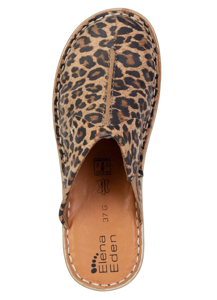 ELENA EDEN, klassische Damen-Clogs, Weite G, mit Gummizug 