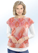 Pullunder in Jacquard-Dessin HUMMER-ECRU