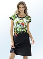 Kleid mit &uuml;berschnittenen &Auml;rmeln 