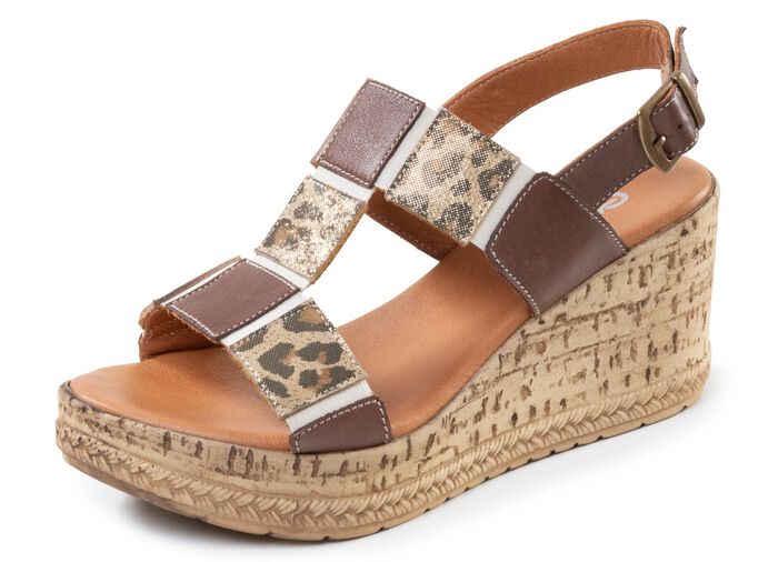 Gemini, trendige Damen-Sandaletten, Weite G, aus Leder 