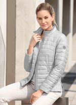 Jacke mit apartem Minimaldessin STEINGRAU-WEISS