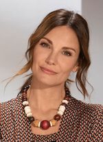 Halskette mit Holzkugeln nach Verlauf 