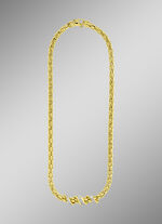 Vergoldete Halskette mit Zirkonia 